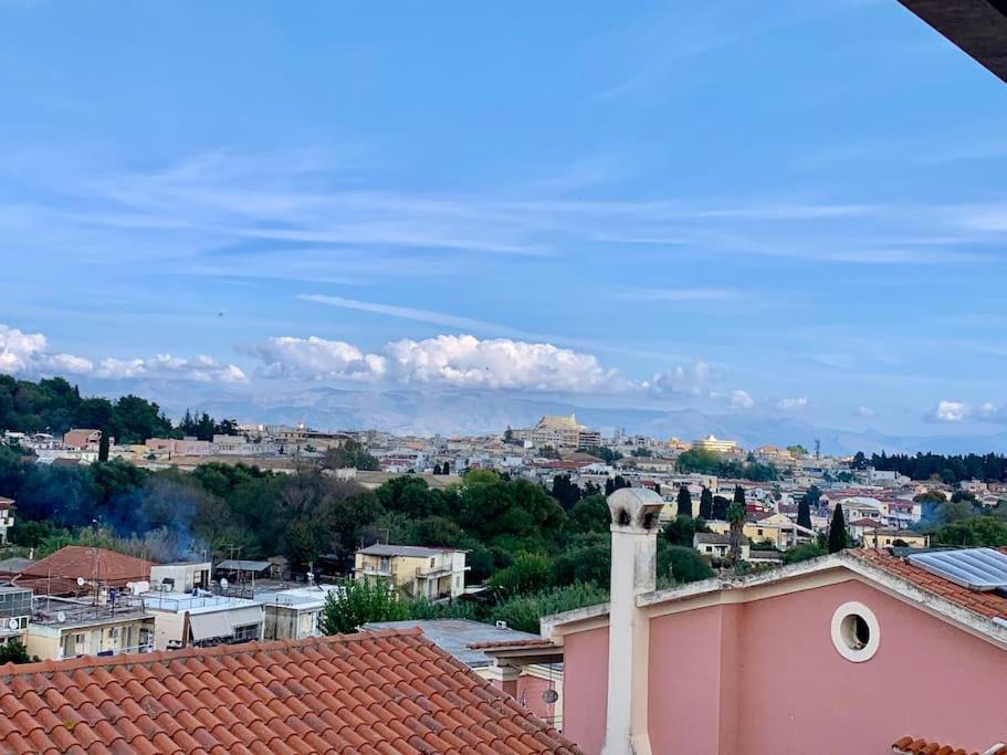 Panoramic Penthouse Corfu Town With Amazing Views Apartment Luaran gambar